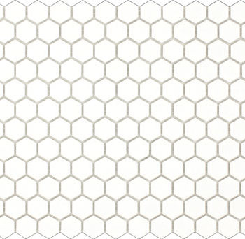 Matt White Hexagon Mosaic 260x300mm