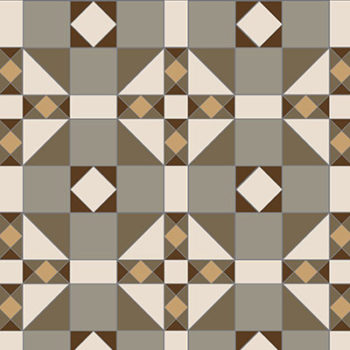 Victorian Floor Tile Pattern - Colchester