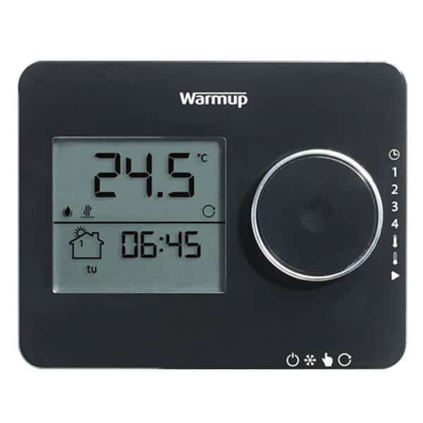 Tempo Programmable Thermostat Piano Black
