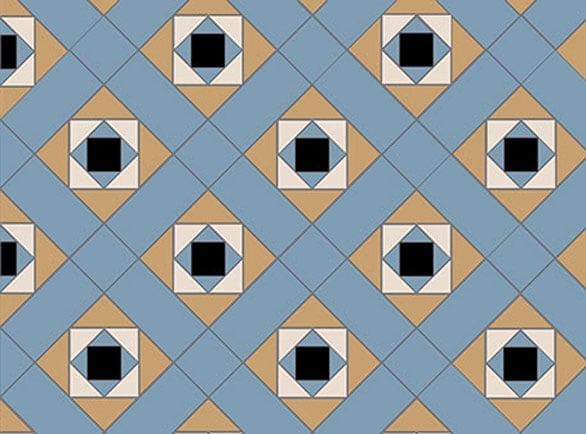 Olde English Grid Pattern Floor per m2