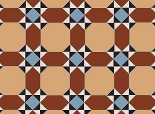 Olde English Victoria Pattern per m2