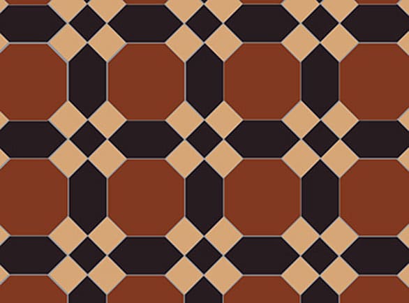 Olde English Museum Pattern Floor per m2