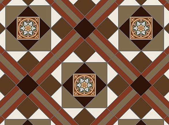 Olde English Stevenson Pattern Floor per m2