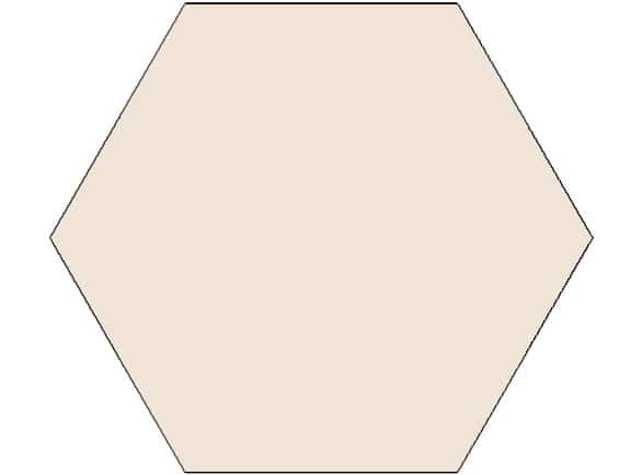 Olde EnglishFloor White Hexagon 127x127