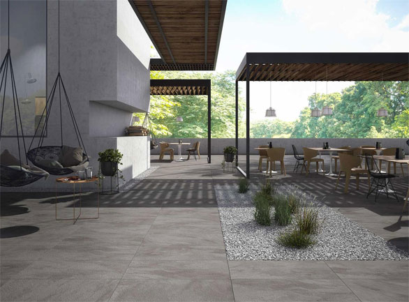 IT Rocks Ash Light Grey 20mm Patio Tiles (600x600mm) - Image 2