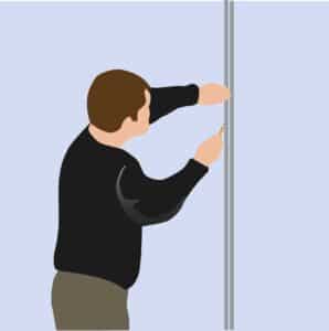 Marking out plain walls