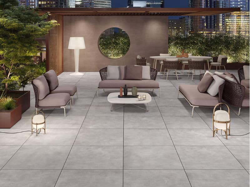 Flow Grey 802x802 Floor Tile - Image 4