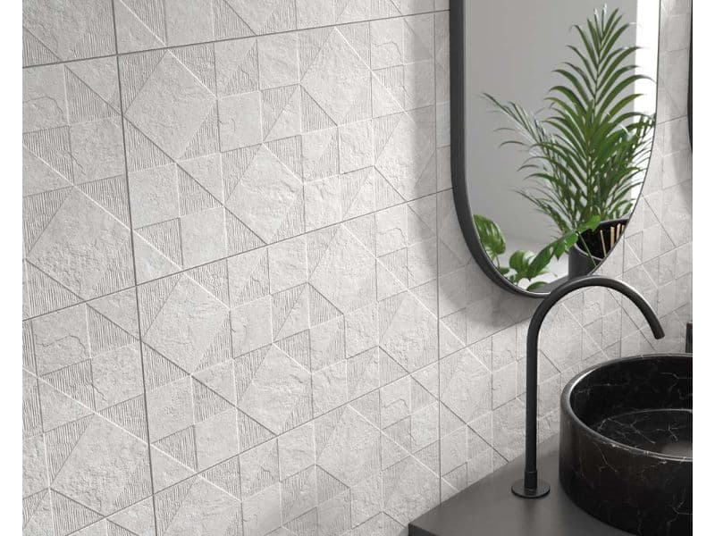 Stockholm Grey Décor Matt 250x500mm Wall Tile (per box of 8) - Image 2