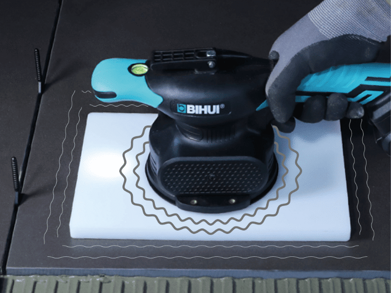 Bihui Cordless Vibration Tile Beater & Case - Image 4