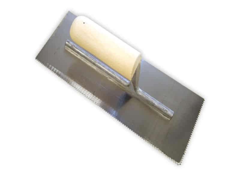 soft flooring 'v notch' trowel