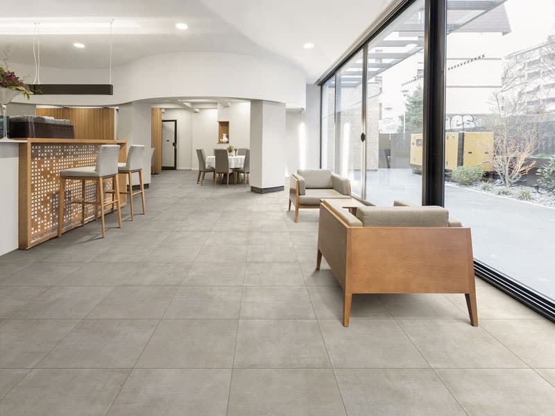 Flow Grey 802x802 Floor Tile - Image 2