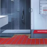 Warmup DCM pro underfloor heating on bathroom floor